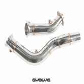 Evolve BMW M3/M4/M2 Competition S55 3" Catless Downpipes (F80/F82/F83/F87)-R44 Performance