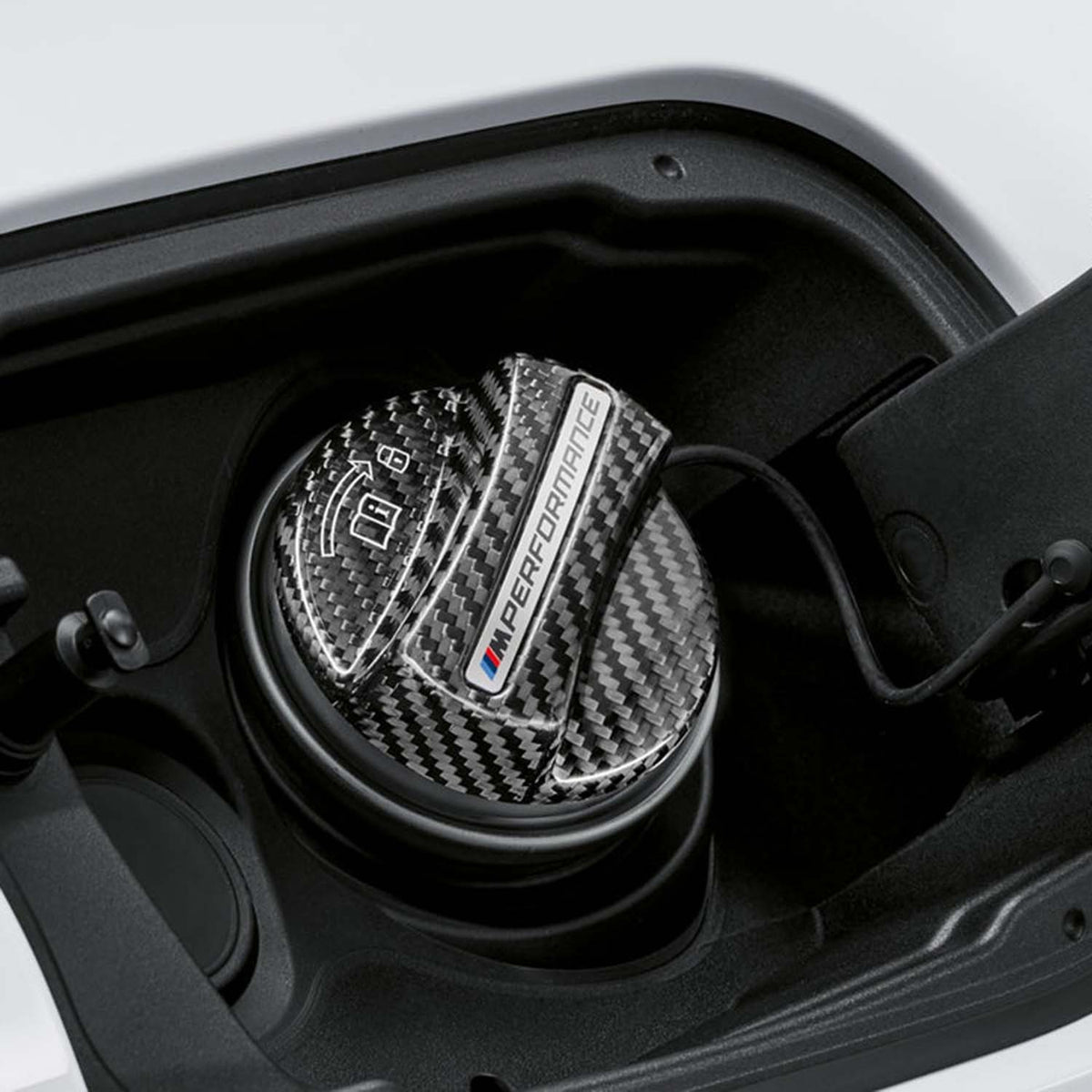 Genuine BMW M Performance Carbon Fibre Fuel Filler Cap Cover (M2/M3/M4 Etc)-R44 Performance