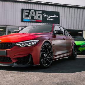 MHC BMW M3/M4 Full Length Performance Side Skirts In Gloss Carbon Fibre (F80/F82/F83)-R44 Performance