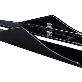 MHC Black BMW 8 Series Aggressive Style Side Skirts In Gloss Black (G14/G15/G16)-R44 Performance