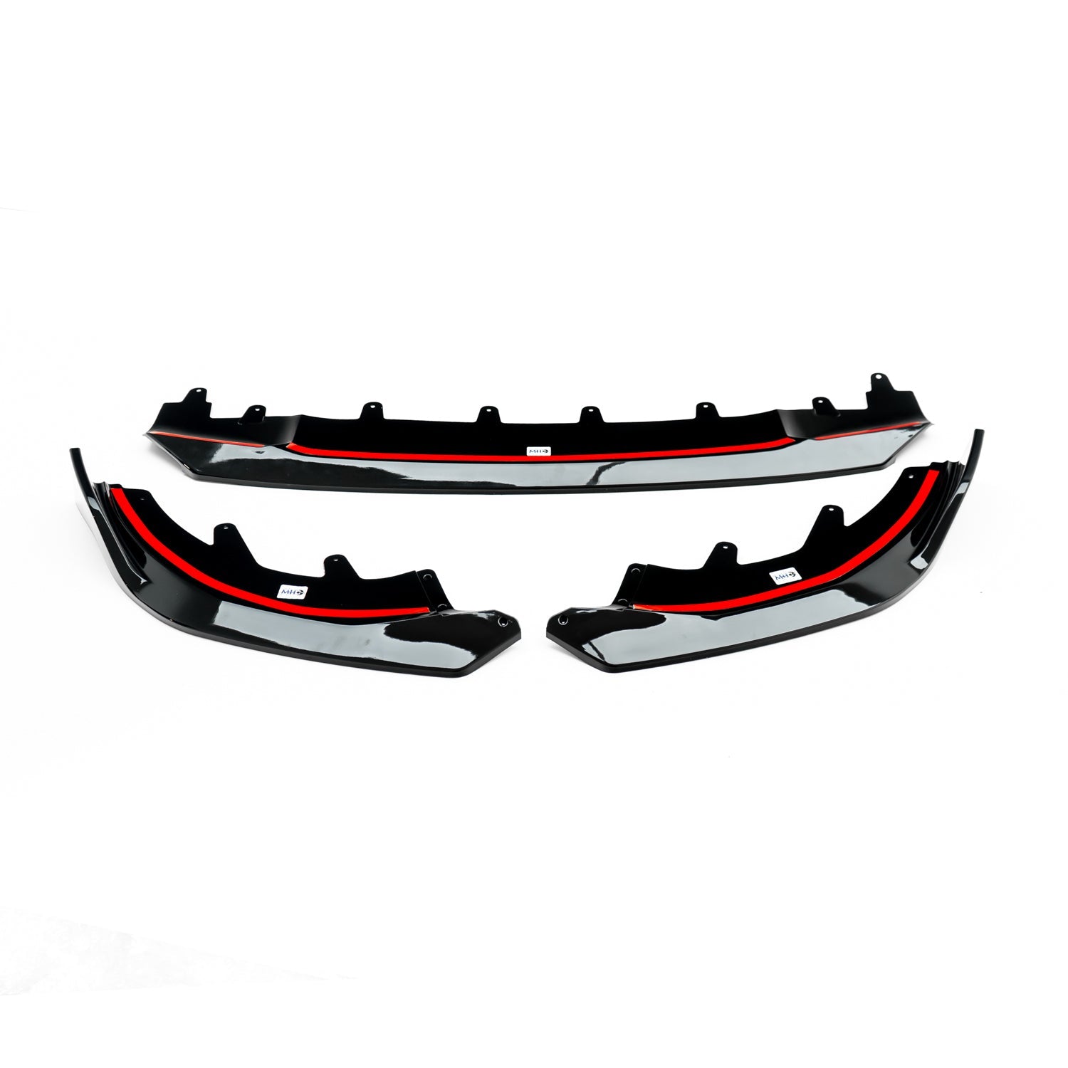 MHC Black BMW M240i Performance Style Front Splitter In Gloss Black (G42)-R44 Performance