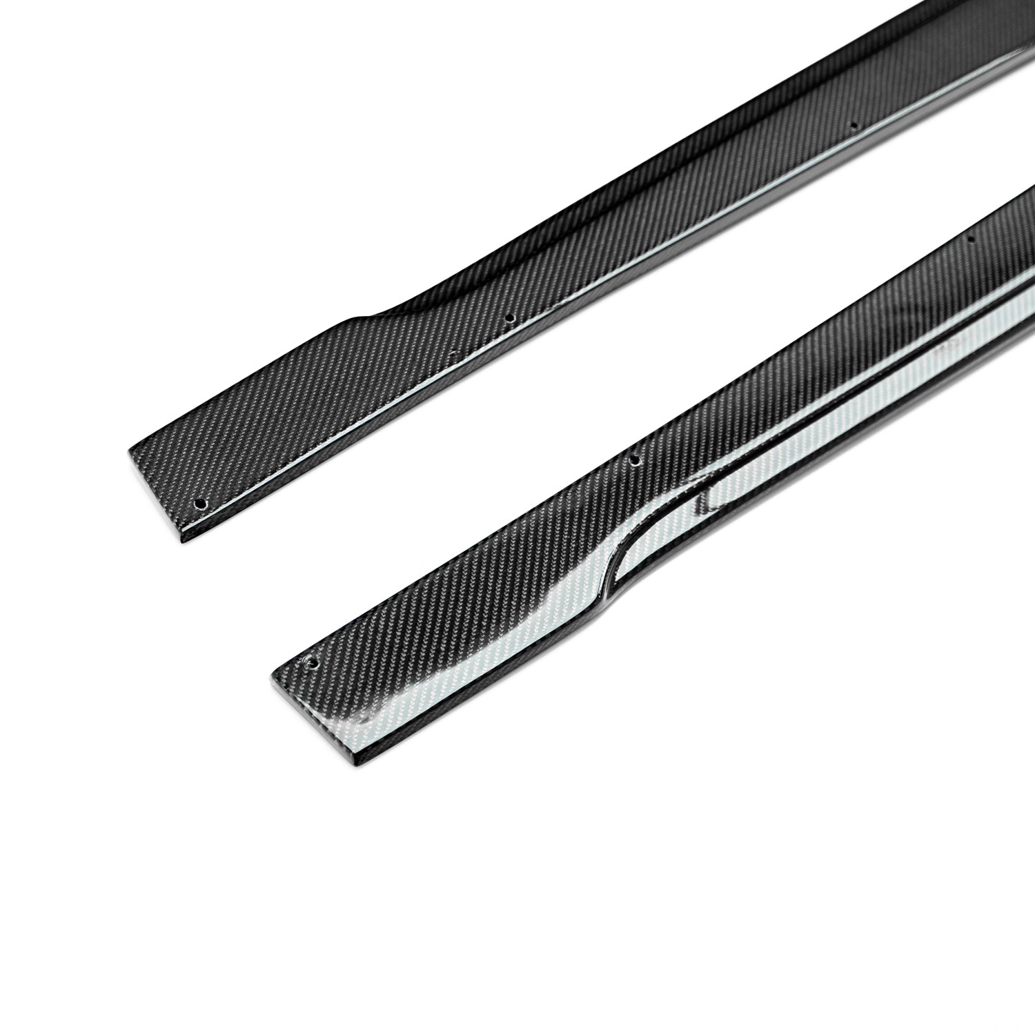 MHC BMW M3/M4 Full Length MT Style Side Skirts In Gloss Carbon Fibre (F80/F82/F83)