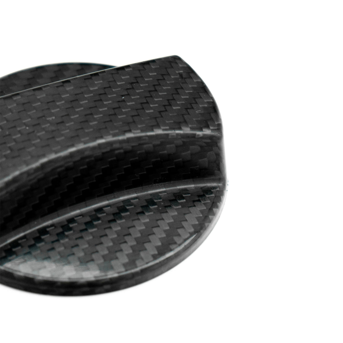 MHC+ BMW Fuel Filler Cap Cover In 2x2 Weave Pre Preg Carbon Fibre