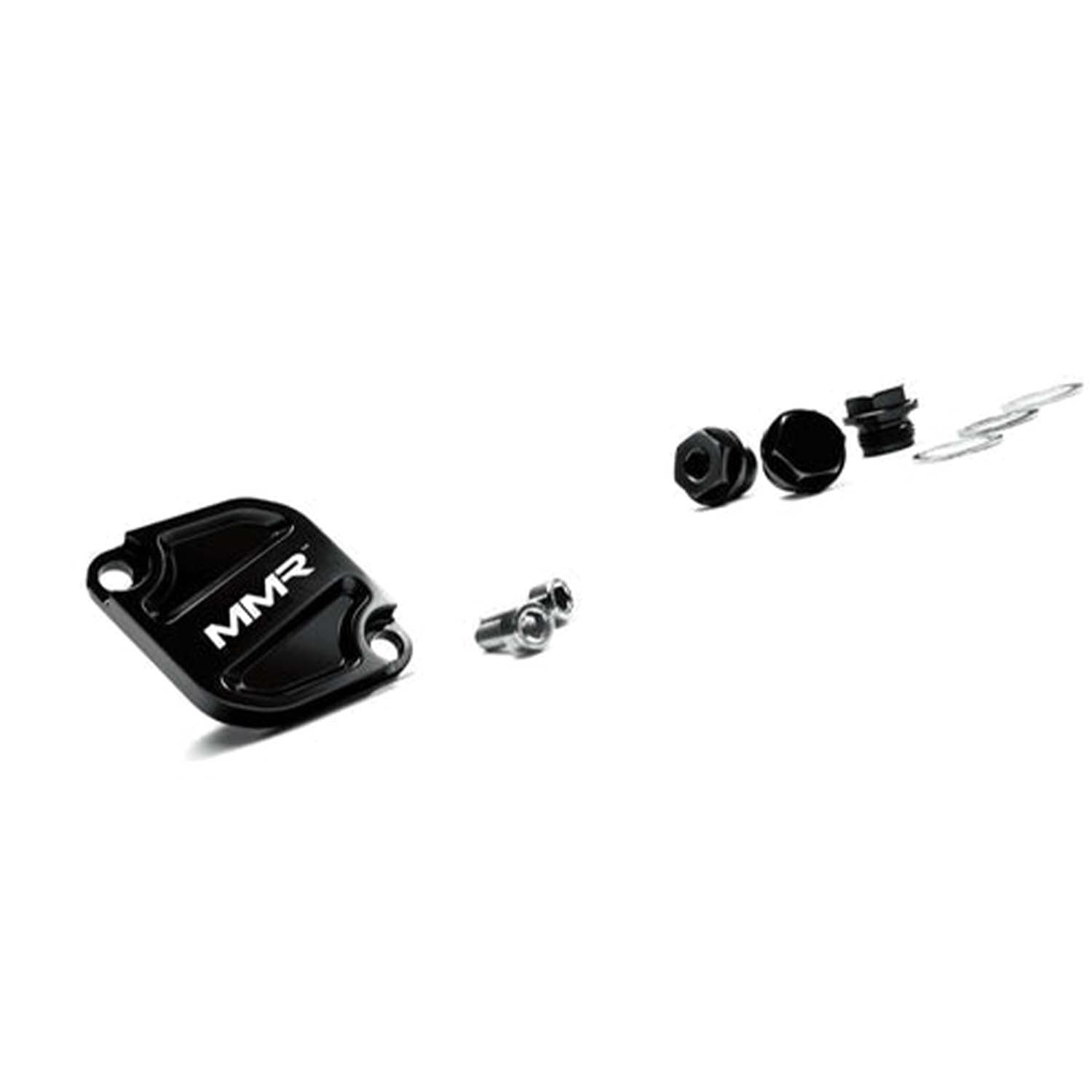 MMR BMW Oil Thermostat Lid And Caps Black - N54/N55/S55-R44 Performance