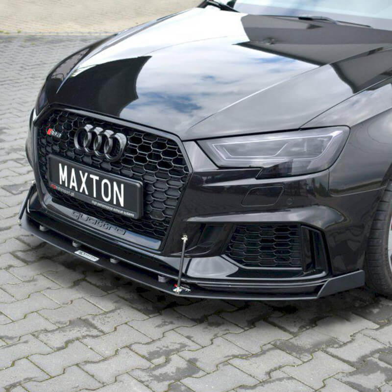 Maxton Front Racing Splitter V.2 Audi RS3 8V Facelift Sportback (2017-20)-R44 Performance