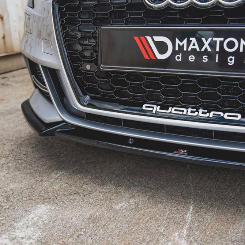 Maxton Front Splitter V.3 Audi S3 Saloon 8V Facelift (2016-2020)-R44 Performance
