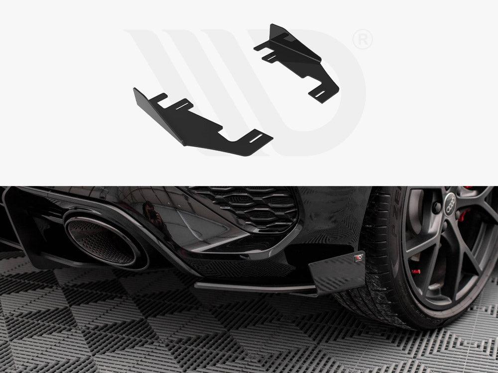Maxton Rear Side Flaps Audi RS3 Sportback 8Y (2020-) in Gloss Black-R44 Performance
