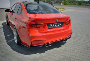 Maxton Rear Side Splitters V.1 BMW M3 F80 (2014-18) Gloss Black-R44 Performance