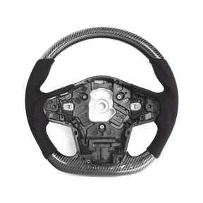 SHFT Toyota Supra Steering Wheel in Gloss Carbon Fibre & Alcantara (A90)-R44 Performance