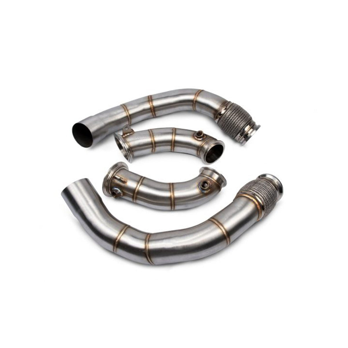 VRSF Stainless Steel Race Downpipes for 2018 – 2021 BMW M5 & M8 F90 F91 F92 F93 S63R-R44 Performance